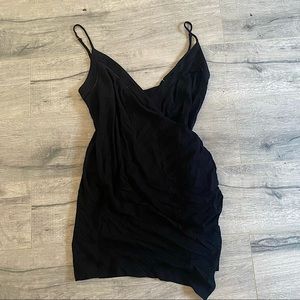 Women’s Black Draped Dress